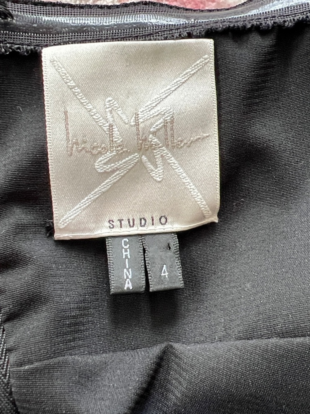 Nicole Miller Geometric Strapless Dress - Picture 6 of 10